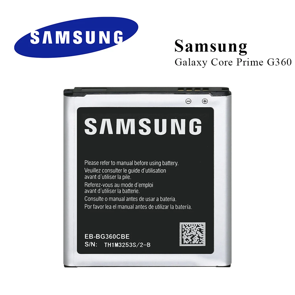 Новый оригинальный аккумулятор для Samsung Galaxy Core Prime G361 G3608 Win 2 Duos TV G360BT литий ионный