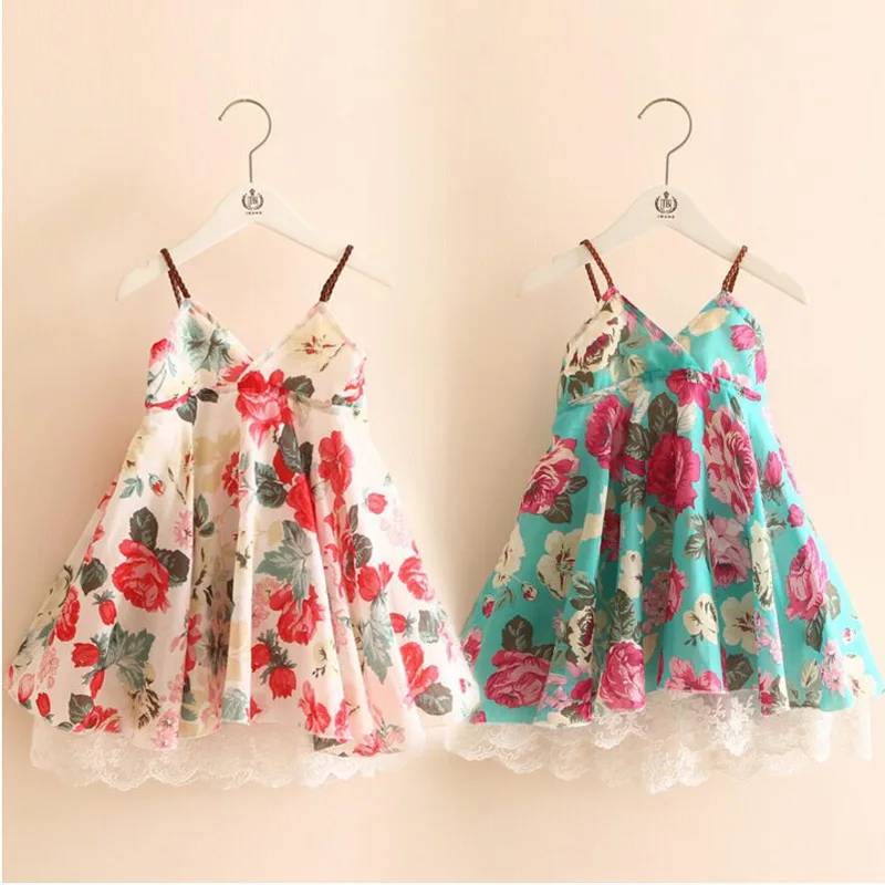 Baby Girls beach Dress for toddler Summer Bohemian Princess strap dress soft floral print children clothing 2-7y
Baby Girls beach Dress for toddler Summer Bohemian Princess strap dress soft floral print children clothing 2-7y
