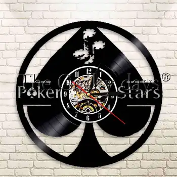 1Piece Ace Of Spades Poker Blackjack Game Vinyl Record Wall Clock Playing Card Gamble Poker Stars Contemporary Wall Clock
1Piece Ace Of Spades Poker Blackjack Game Vinyl Record Wall Clock Playing Card Gamble Poker Stars Contemporary Wall Clock