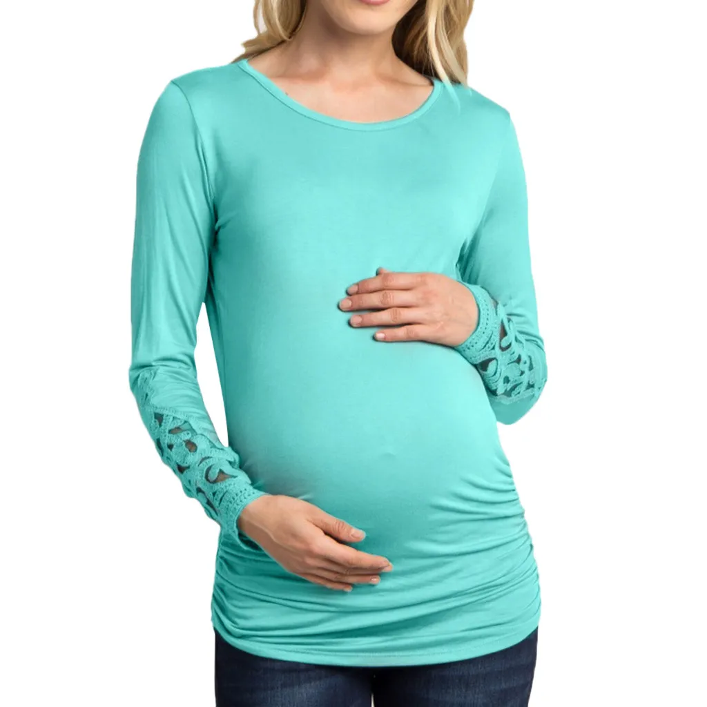 2019 Leisure elegant female long sleeve lace tops fashion mesh Solid color lace shirt women clothing casual T-shirt #D1
2019 Leisure elegant female long sleeve lace tops fashion mesh Solid color lace shirt women clothing casual T-shirt #D1