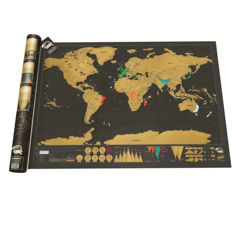 New Deluxe Travel Edition Scratch Off World Map Poster Personalized Journal Big Map 82.5x59.4cm 42x30cm Drop Shipping
New Deluxe Travel Edition Scratch Off World Map Poster Personalized Journal Big Map 82.5x59.4cm 42x30cm Drop Shipping