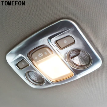 TOMEFON For PEUGEOT 308 2014 2015 2016 ABS Chrome Car Roof Top Reading Lamp Light Accessories Trim Car Auto Cover Styling
TOMEFON For PEUGEOT 308 2014 2015 2016 ABS Chrome Car Roof Top Reading Lamp Light Accessories Trim Car Auto Cover Styling