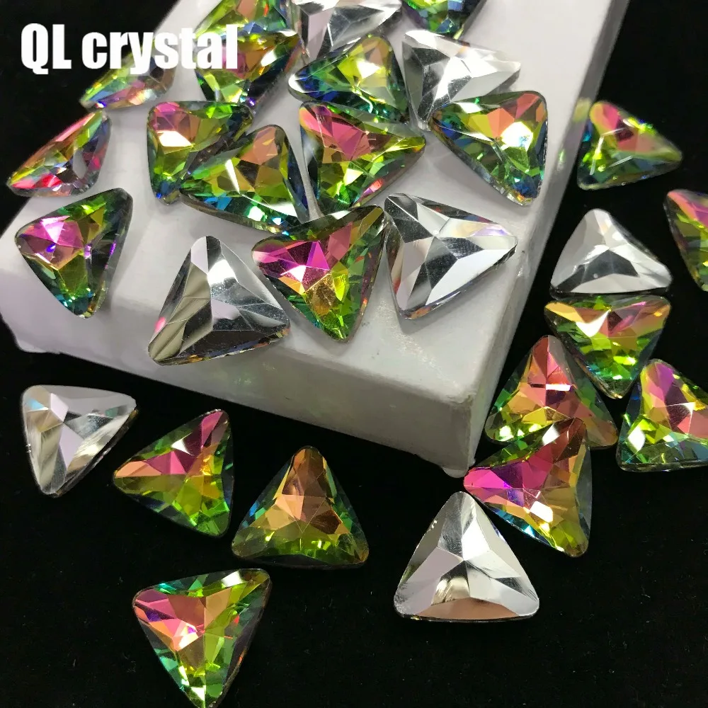 QL Crystal ALL SIZE Tri-angle Pointback Crystal Rhinestone High Quality for Jewelry Making DIY Accessories
QL Crystal ALL SIZE Tri-angle Pointback Crystal Rhinestone High Quality for Jewelry Making DIY Accessories