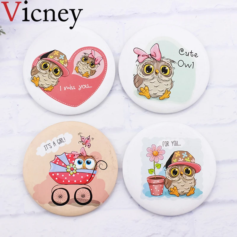 Vicney 1Pc Multi Styles Round Makeup Mirror Cartoon Pattern Portable Compact Pocket Women Girl Cosmetic Small Compact Mirrors
Vicney 1Pc Multi Styles Round Makeup Mirror Cartoon Pattern Portable Compact Pocket Women Girl Cosmetic Small Compact Mirrors
