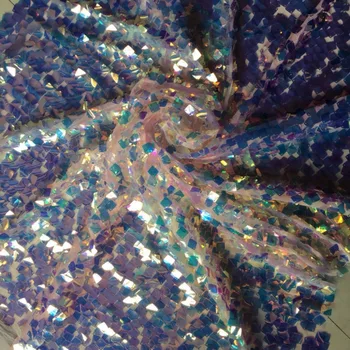 1Yard Magic Color Square Sequin Embroidered Fabric Tassel Mesh High-End Cloth Stage Costume Wedding Dress Lace Fabrics
1Yard Magic Color Square Sequin Embroidered Fabric Tassel Mesh High-End Cloth Stage Costume Wedding Dress Lace Fabrics