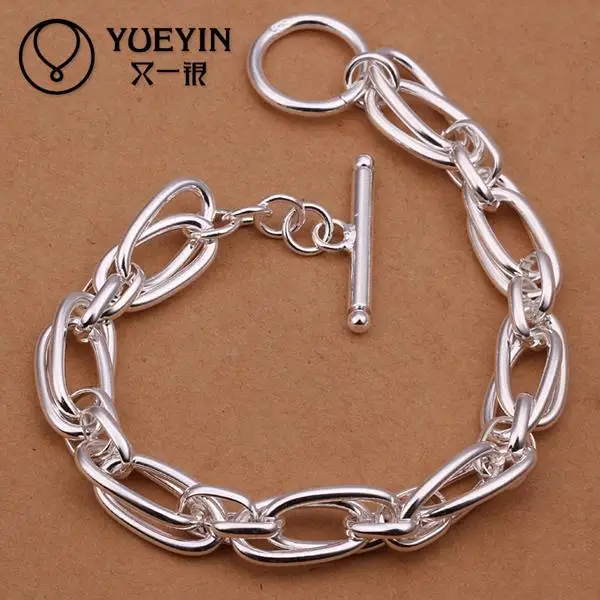 Silver plated bracelet for women men Lovers Unisex silver Jewelry for mother for day wear High quality
Silver plated bracelet for women men Lovers Unisex silver Jewelry for mother for day wear High quality