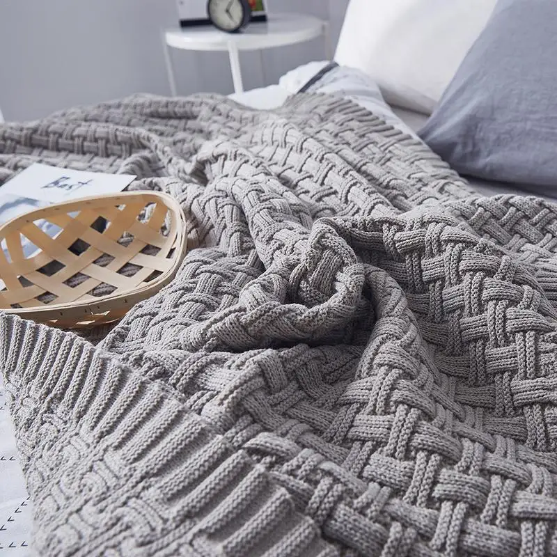 Nordic Minimalist Style Thick Needle Woven Blanket Sofa Blanket Photo Props Shawl Knee Blanket Woven Blanket Gift
Nordic Minimalist Style Thick Needle Woven Blanket Sofa Blanket Photo Props Shawl Knee Blanket Woven Blanket Gift