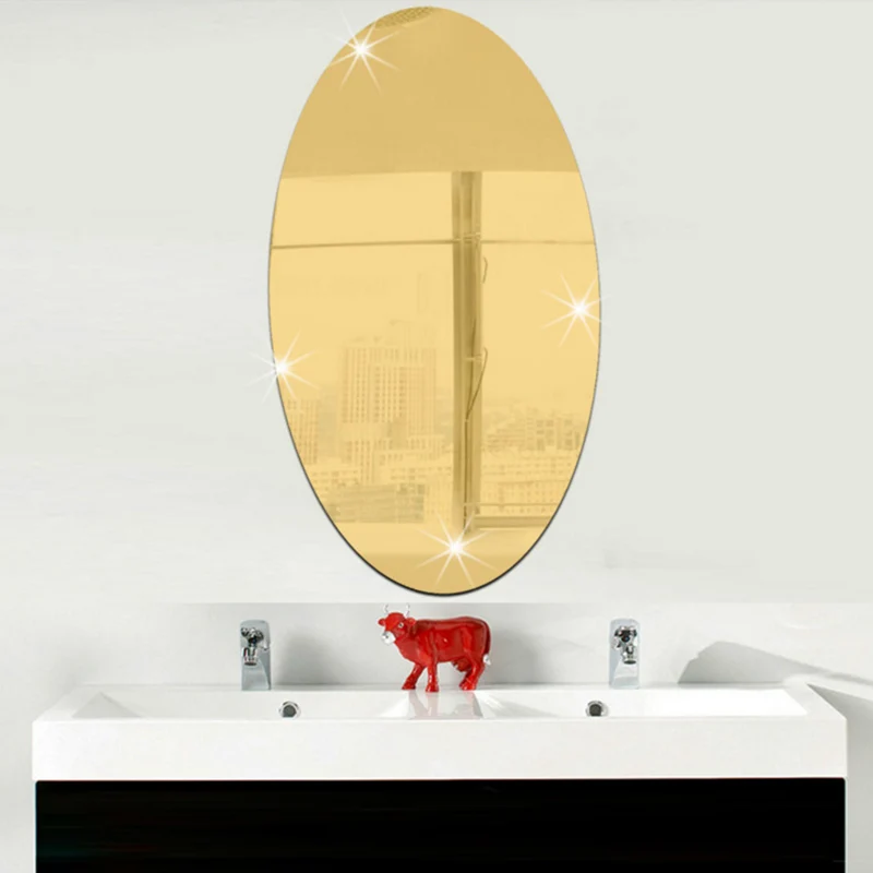 Wall Sticker 3D Mirror Effect Removable Rectangle Oval Background Decoration for Home #4
Wall Sticker 3D Mirror Effect Removable Rectangle Oval Background Decoration for Home #4