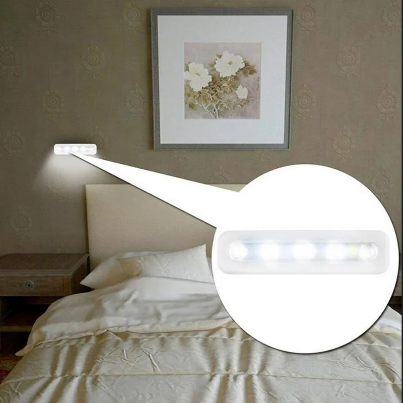 Mini 5 LED Cabinet Light With Adhesive Sticker Lamp for Kitchen Bedroom Cupboard Drawer Closet Wardrobe Motion Sensor LED
Mini 5 LED Cabinet Light With Adhesive Sticker Lamp for Kitchen Bedroom Cupboard Drawer Closet Wardrobe Motion Sensor LED