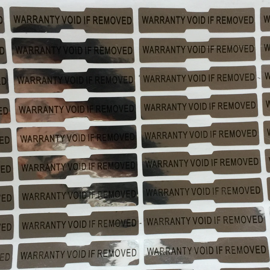 Seal hologram sticker WARRANTY VOID IF REMOVED silver hologram 5x1cm if removes, leave VOID. Printed holographic Sealed stickers
Seal hologram sticker WARRANTY VOID IF REMOVED silver hologram 5x1cm if removes, leave VOID. Printed holographic Sealed stickers