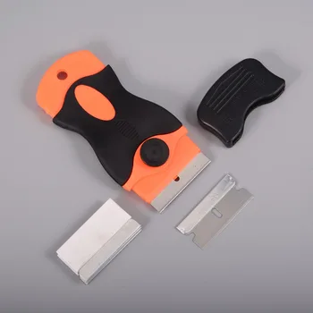 FOSHIO Old Glue Car Sticker Remover Razor Scraper+5pcs Stainless Steel Blades Office House Cleaning Tool Air Bubble Squeegee
FOSHIO Old Glue Car Sticker Remover Razor Scraper+5pcs Stainless Steel Blades Office House Cleaning Tool Air Bubble Squeegee