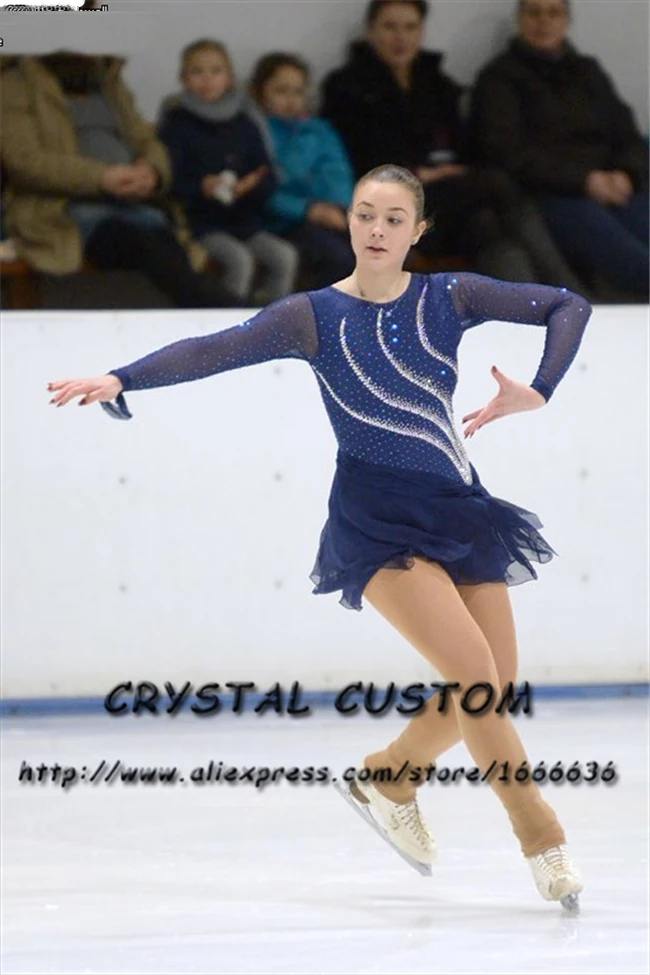 Фото Crystal Custom Ice Skating Dress Adult New Brand Figure Dresses For Competition DR4730 | Тематическая одежда и униформа