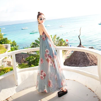 Sanya Beach Dress Summer 2019 New Bohemian Dress Seaside Holiday Long Thai Dress Super Immortal
Sanya Beach Dress Summer 2019 New Bohemian Dress Seaside Holiday Long Thai Dress Super Immortal