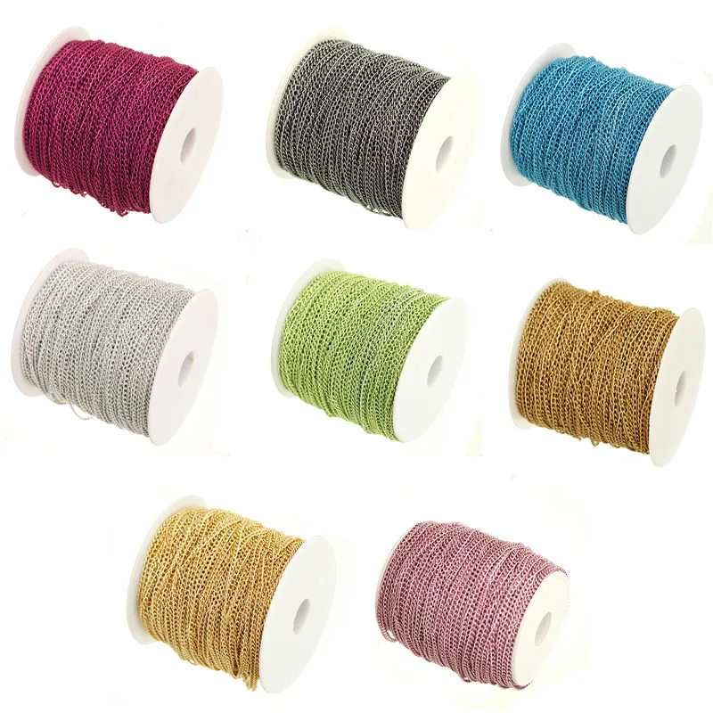 100M Colors Compact Close Clear Trim Metal Mill Chains For Jewelry Making Diy Bracelet Necklace Component Findings Wholesale
100M Colors Compact Close Clear Trim Metal Mill Chains For Jewelry Making Diy Bracelet Necklace Component Findings Wholesale