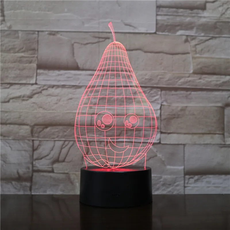 Cartoon Pear Led Night Light USB Touch RBGW Novelty Lighting Child Kids Baby Gift Gadget Fruit Table 3D Lamp Decor Dropshipping
Cartoon Pear Led Night Light USB Touch RBGW Novelty Lighting Child Kids Baby Gift Gadget Fruit Table 3D Lamp Decor Dropshipping