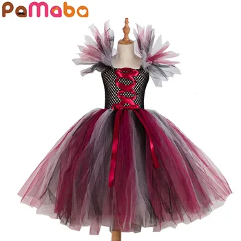 PaMaBa 2-12T Princess Dress for Girls Multi Layers Voile Halloween Magic Witch Cosplay Costume Kids Children's Party Clothing
PaMaBa 2-12T Princess Dress for Girls Multi Layers Voile Halloween Magic Witch Cosplay Costume Kids Children's Party Clothing