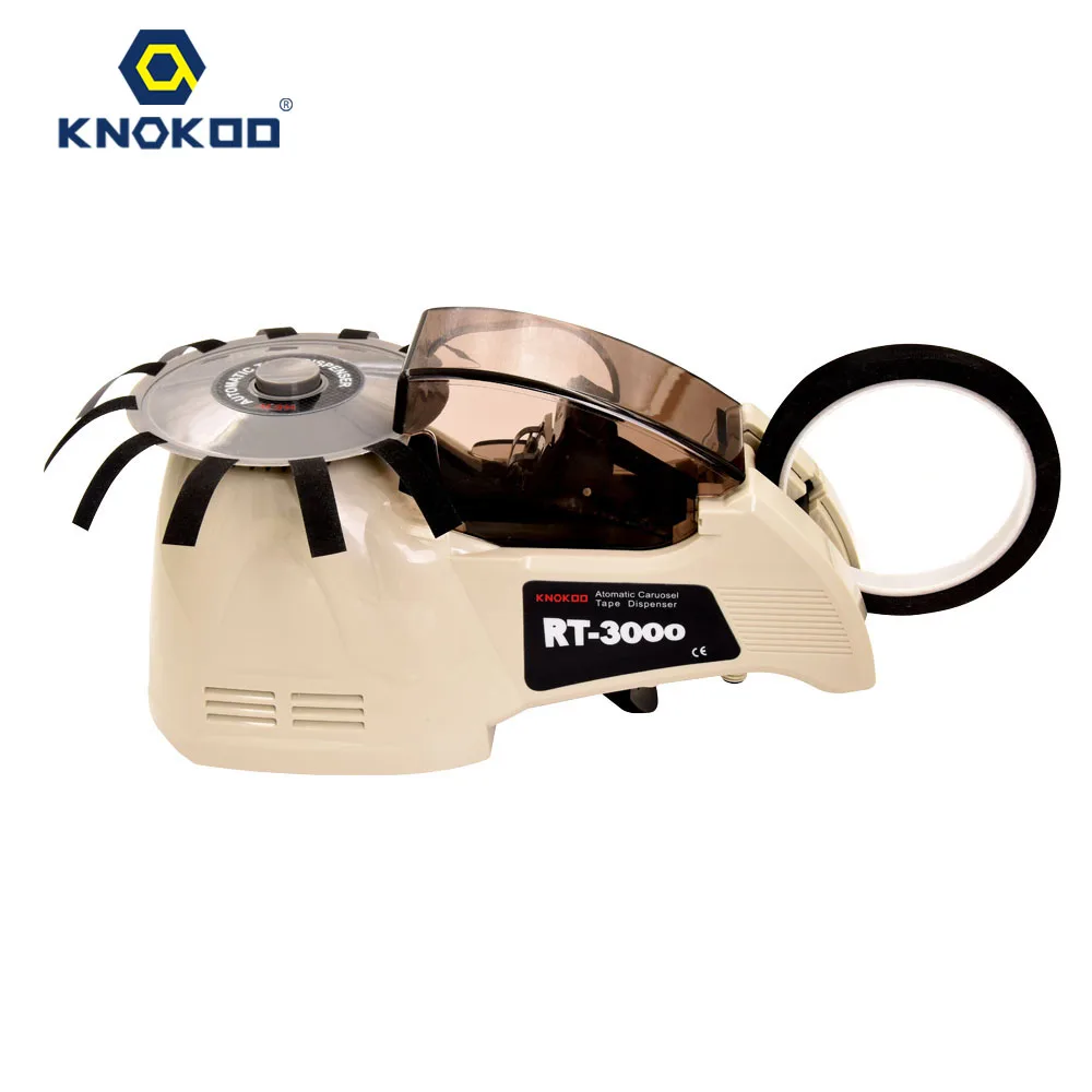 KNOKOO Electric Tape Dispenser Machine RT-3000 Auto Carousel Tape Dispnser with Motion Sensor 5-25MM Width Tape
KNOKOO Electric Tape Dispenser Machine RT-3000 Auto Carousel Tape Dispnser with Motion Sensor 5-25MM Width Tape