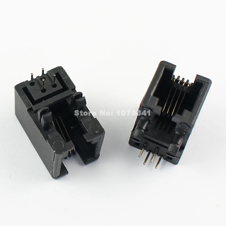 10 Pcs Per Lot Plastic RJ9 4P4C Right Angle PCB Jack Telephone Handset Modular Connector
10 Pcs Per Lot Plastic RJ9 4P4C Right Angle PCB Jack Telephone Handset Modular Connector