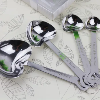 200set 800pcs Fashion Love Beyond Measure Heart shaped Measuring Spoons for wedding party guest gift
200set 800pcs Fashion Love Beyond Measure Heart shaped Measuring Spoons for wedding party guest gift