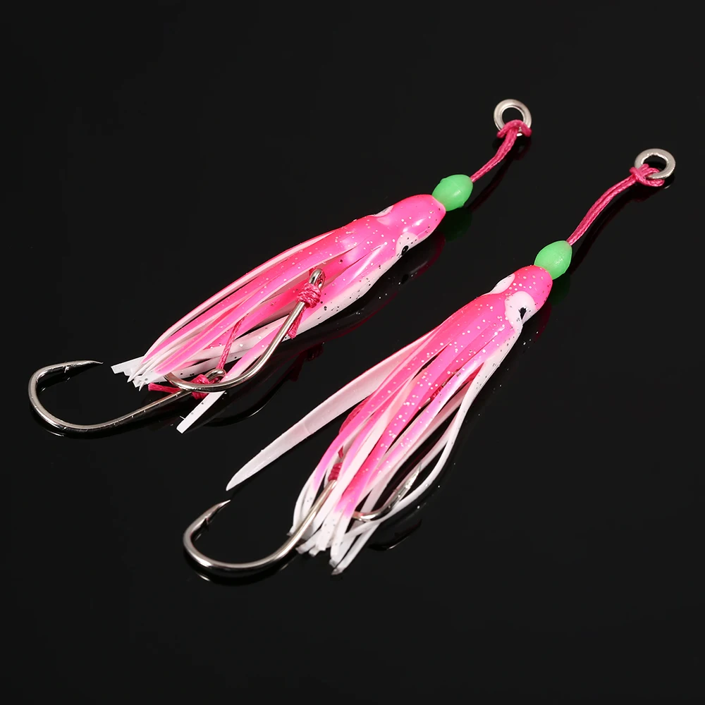 2PCS/lot Soft Octopus Fishing Lures Artificial Jigging Bait Squid Skirt Octopus with Hooks feeders for Carp Pesca
2PCS/lot Soft Octopus Fishing Lures Artificial Jigging Bait Squid Skirt Octopus with Hooks feeders for Carp Pesca