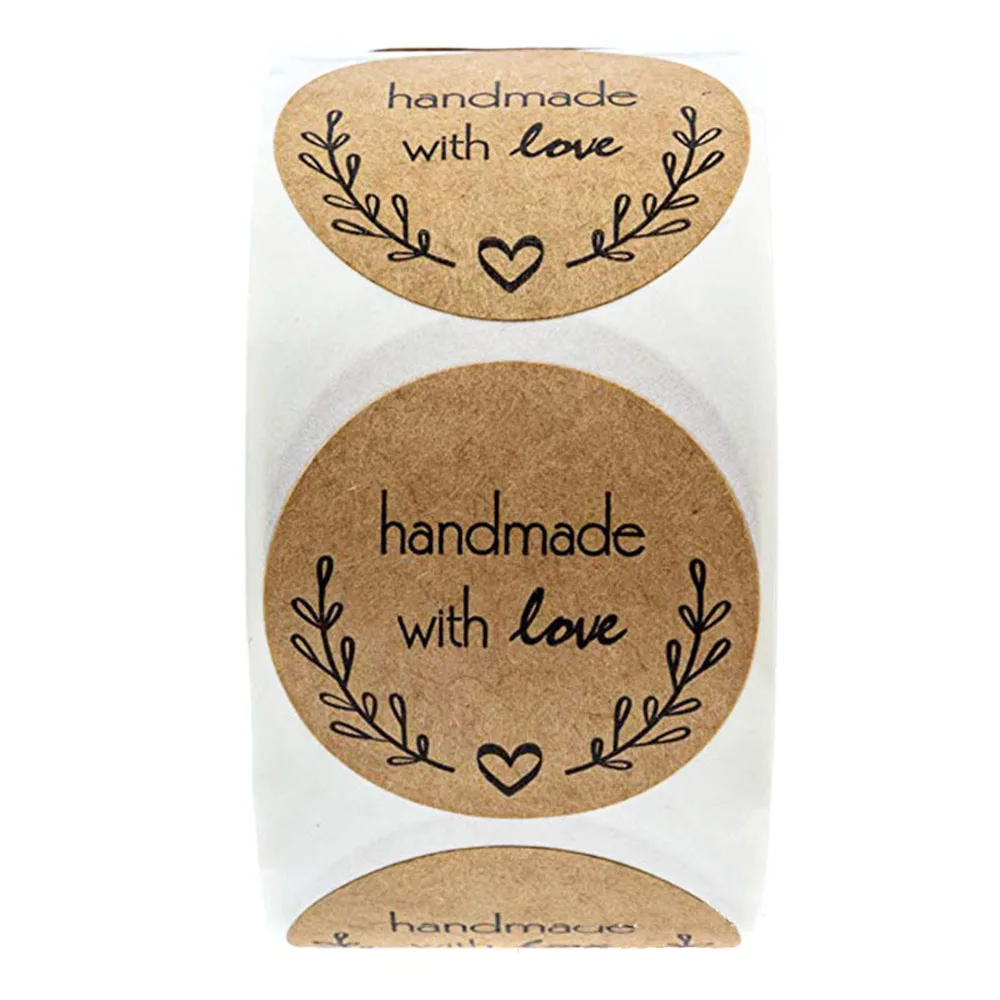 500pcs Roud Craft Paper Stickers DIY Cake Biscuit Baking Sealing Labels Gift Box Sticker Scrapbooking Kawaii Sticker Stationery
500pcs Roud Craft Paper Stickers DIY Cake Biscuit Baking Sealing Labels Gift Box Sticker Scrapbooking Kawaii Sticker Stationery