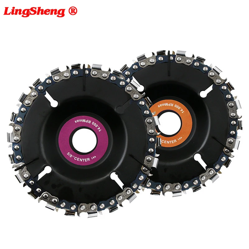 4 Inch Grinder Disc and Chain 22 Tooth Fine Abrasive Cut Chain Set Wood Carving Discs For 4" or 4-1/2" 100/115 Angle Grinders
4 Inch Grinder Disc and Chain 22 Tooth Fine Abrasive Cut Chain Set Wood Carving Discs For 4" or 4-1/2" 100/115 Angle Grinders