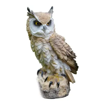 Desktop Resin Lifelike Home Art Craft Garden Figurine Owl Shape Outdoor Indoor Decoration Cute Ornament Collection Anti-bird
Desktop Resin Lifelike Home Art Craft Garden Figurine Owl Shape Outdoor Indoor Decoration Cute Ornament Collection Anti-bird