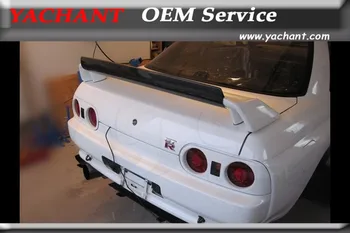 Car-Styling Carbon Fiber FRP Rear Wing Fit For 89-94 Skyline R32 GTR OEM Rear Spoiler Fujimura Style Rocket Dancer Gurney Flap
Car-Styling Carbon Fiber FRP Rear Wing Fit For 89-94 Skyline R32 GTR OEM Rear Spoiler Fujimura Style Rocket Dancer Gurney Flap
