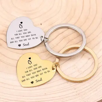 Heart Shaped Jewelry Name Private Customized Fashion Key Chain For Couple Lover Gift Boyfriend Birthday Love Souvenir Keyring
Heart Shaped Jewelry Name Private Customized Fashion Key Chain For Couple Lover Gift Boyfriend Birthday Love Souvenir Keyring