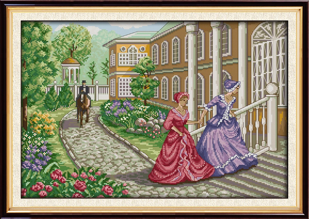 

Go home cross stitch kit food aida 14ct 11ct count print canvas hand sew cross-stitching embroidery DIY handmade needlework