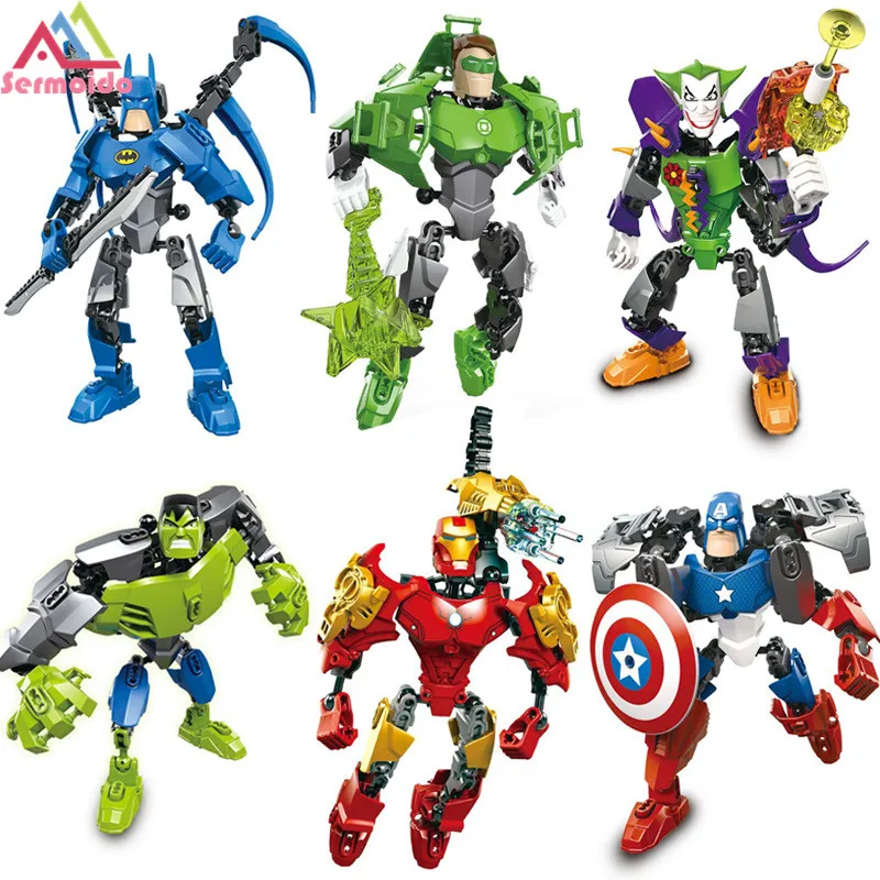 iron Man Hulk Batman Joker Catman Figure Poison Ivy Robin Mr Freeze Calendar Man Quinn Building Blocks Models Toys
iron Man Hulk Batman Joker Catman Figure Poison Ivy Robin Mr Freeze Calendar Man Quinn Building Blocks Models Toys