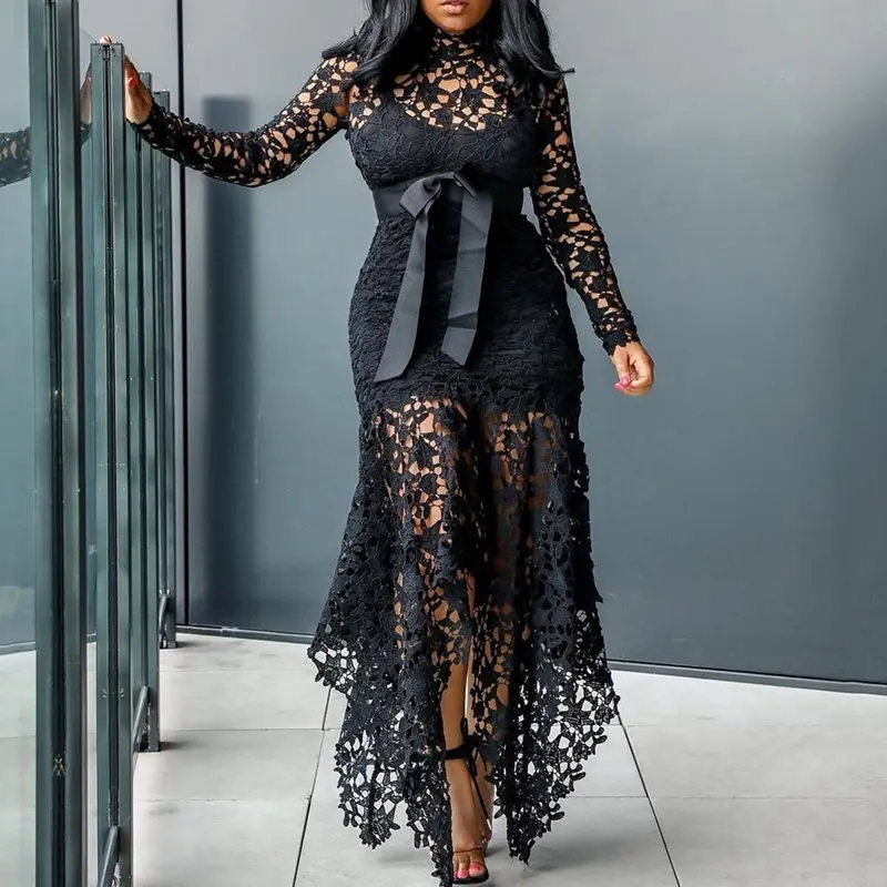Elegant Vintage Party Sexy Black Big Size Women Long Dresses Hollow Lace Mesh Beach Bodycon Blue 4XL African Fashion Maxi Dress
Elegant Vintage Party Sexy Black Big Size Women Long Dresses Hollow Lace Mesh Beach Bodycon Blue 4XL African Fashion Maxi Dress