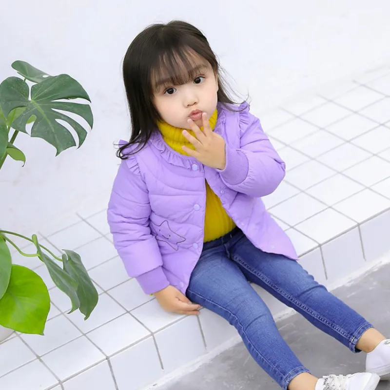 CROAL CHERIE Ruffle Kids Girls Winter Jacket And Coats Warm Princess Winter Parkas Thicken Children Clothing Snowsuit 80-130cm (2)