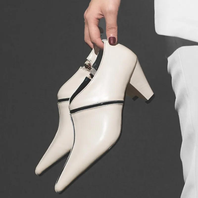 Brand New Pointed Toe Autumn Genuine Leather Shoes Women High Heels Fashion Elegant Shoes For Woman Pumps Large Size
Brand New Pointed Toe Autumn Genuine Leather Shoes Women High Heels Fashion Elegant Shoes For Woman Pumps Large Size