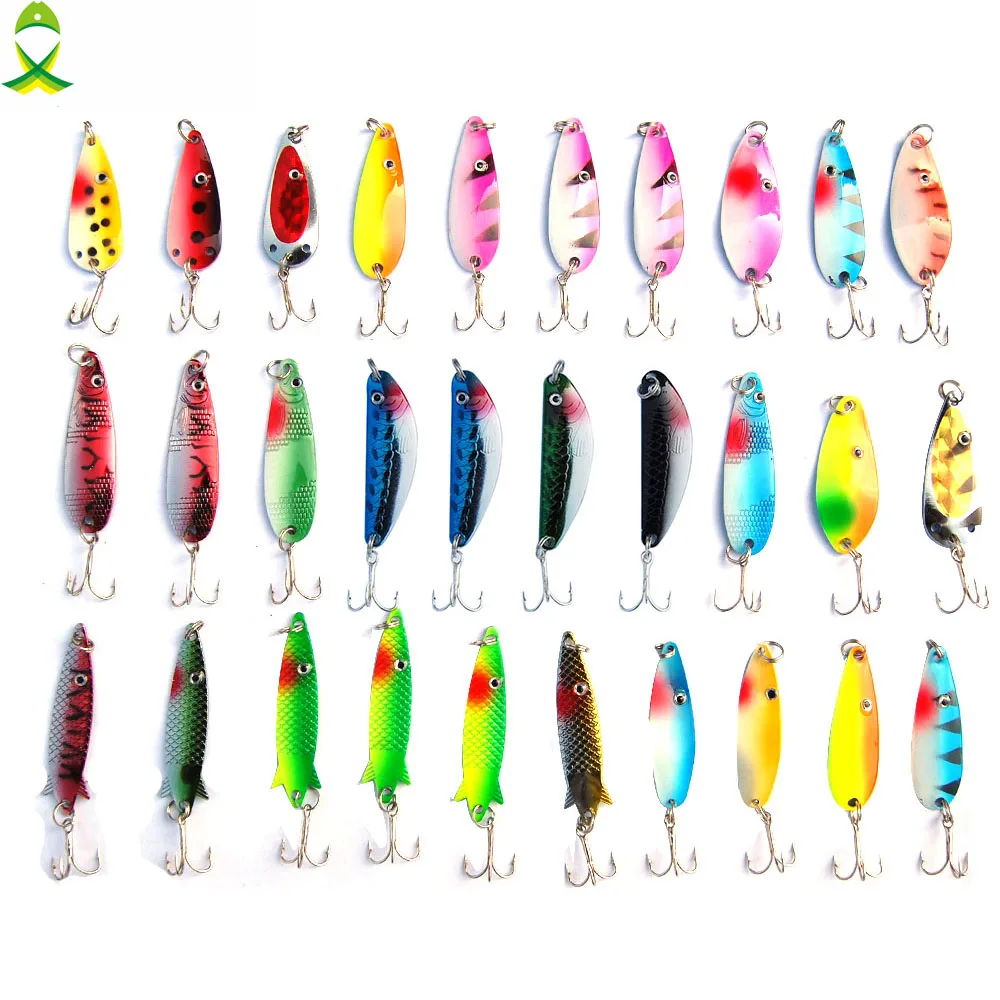 JSM 30 pcs/lot colorful trout spoon bait metal spinner fishing lure ice jigging fishing tackle
JSM 30 pcs/lot colorful trout spoon bait metal spinner fishing lure ice jigging fishing tackle
