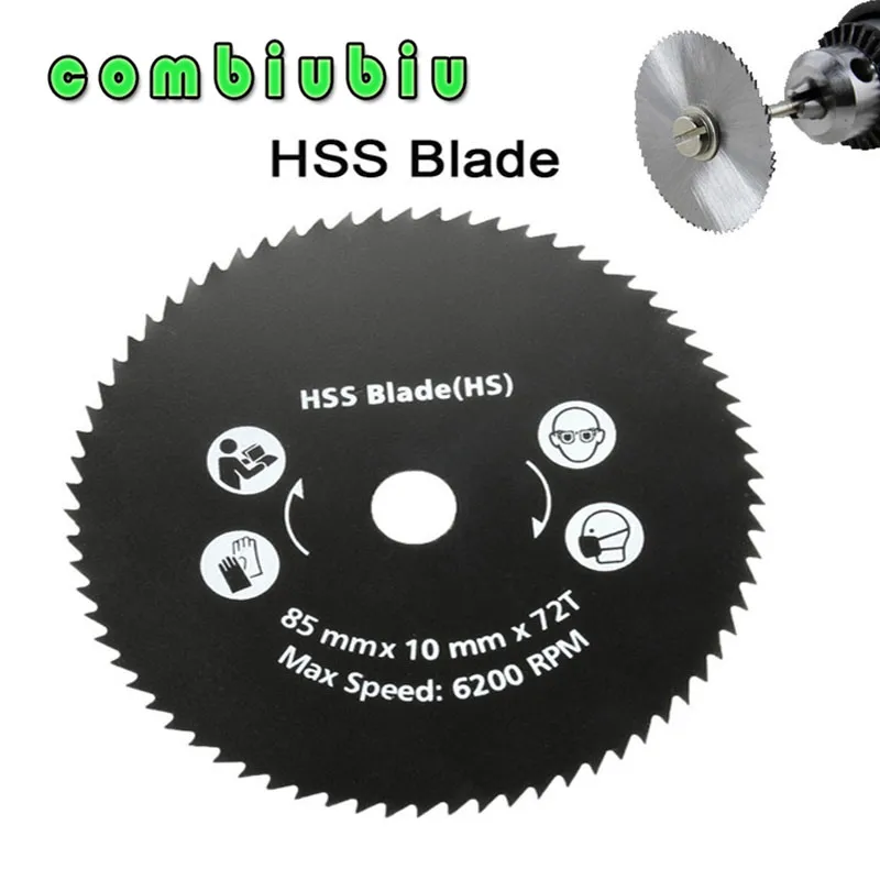 Combiubiu 1PC 85mm 72T HSS Circular Saw Blade Cutting Disc Wheel For Worx WorxSaw Wood Metal Working Tools
Combiubiu 1PC 85mm 72T HSS Circular Saw Blade Cutting Disc Wheel For Worx WorxSaw Wood Metal Working Tools
