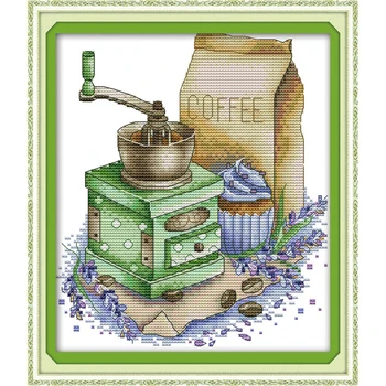 Coffee grinder Counted Printed on canvas 11CT Cross Stitch Embroidery kit,needlework Set,wall crafts decoration new arrival
Coffee grinder Counted Printed on canvas 11CT Cross Stitch Embroidery kit,needlework Set,wall crafts decoration new arrival