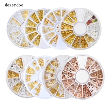1Pc Rose Gold Silver Geometry Studs 3D Nail Art Decorations Rivet Alloy Moon Star Triangle Manicure Nail Art Decoration in Wheel
1Pc Rose Gold Silver Geometry Studs 3D Nail Art Decorations Rivet Alloy Moon Star Triangle Manicure Nail Art Decoration in Wheel