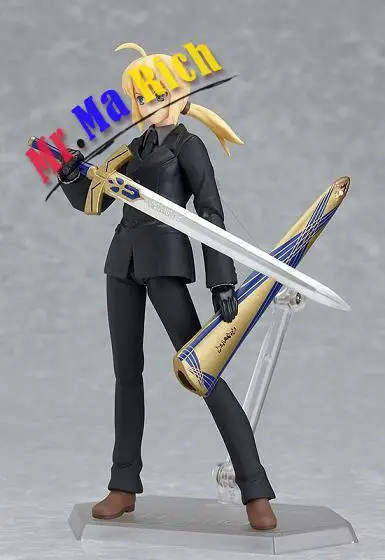 15cm figma 126 Fate Stay Night Zero Saber black suit version PVC Action Figure