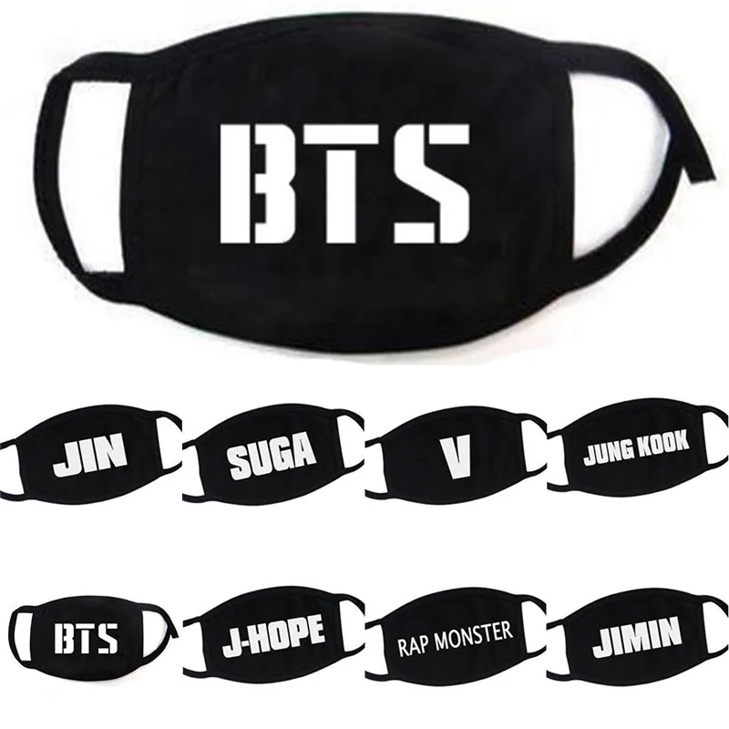 Unisex Cotton Dustproof Mouth Face Mask Kpop "V " "RAP MONSTER" Letter Of Bangtan Boys Lucky Women Men Black Masks
Unisex Cotton Dustproof Mouth Face Mask Kpop "V " "RAP MONSTER" Letter Of Bangtan Boys Lucky Women Men Black Masks