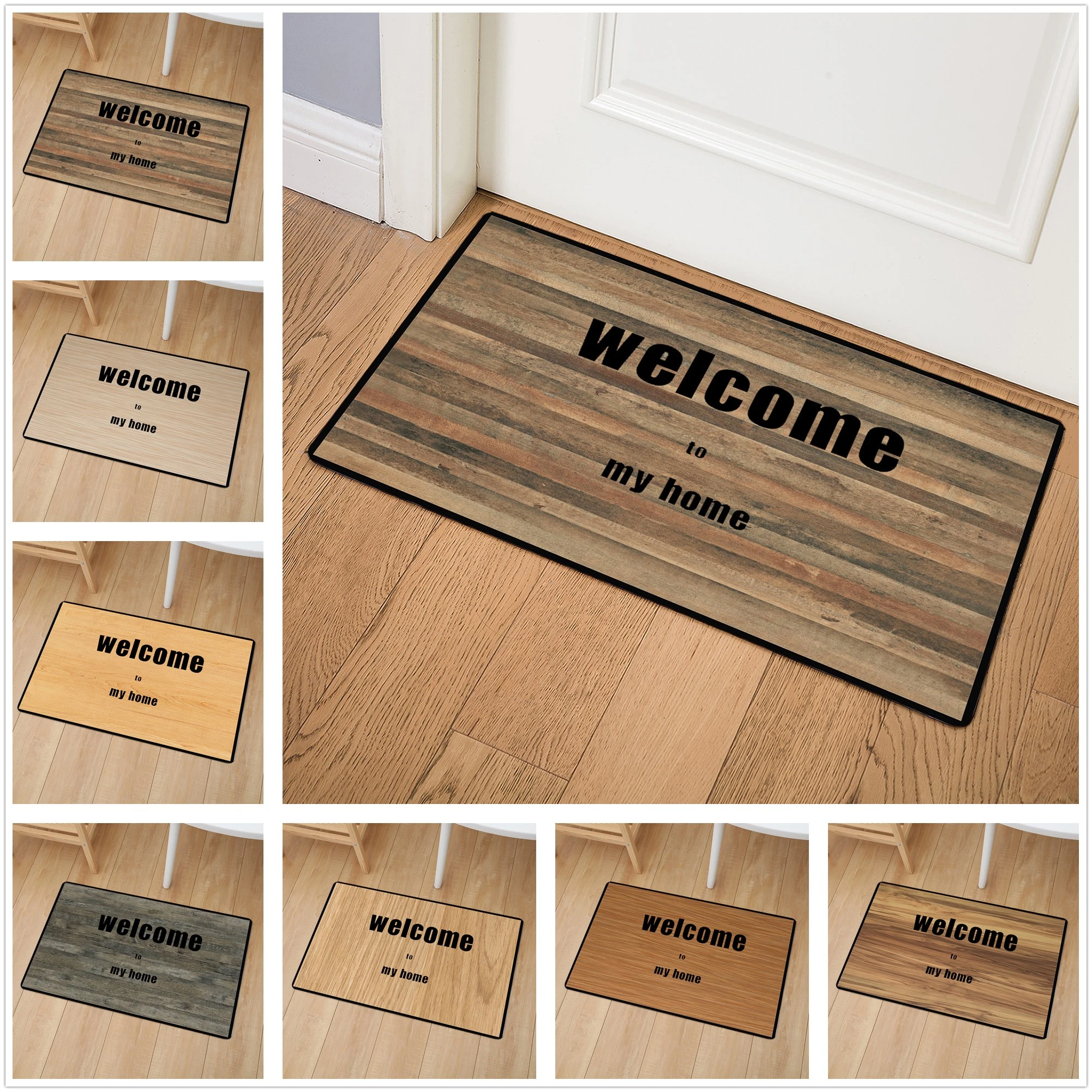 Old Wood Grain Printing Door Mat Welcome Carpet Tapete Soft Leather Home Floor Mats Non-slip Carpet Decoration Front Doormat
Old Wood Grain Printing Door Mat Welcome Carpet Tapete Soft Leather Home Floor Mats Non-slip Carpet Decoration Front Doormat
