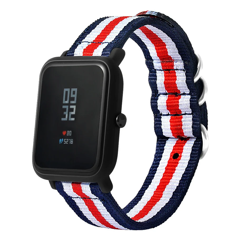 New Fashion Watchbands Canvas Watch Band Strap With Buckle Connector For Xiaomi Amazfit Sport Smart Watch band
New Fashion Watchbands Canvas Watch Band Strap With Buckle Connector For Xiaomi Amazfit Sport Smart Watch band