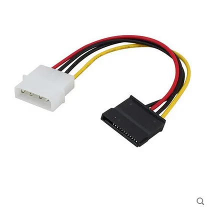 High Quality ATA SATA 4 Pin IDE to 15 Pin HDD Power Adapter Cable Hard Drive Adapter Male to Female Cord
High Quality ATA SATA 4 Pin IDE to 15 Pin HDD Power Adapter Cable Hard Drive Adapter Male to Female Cord