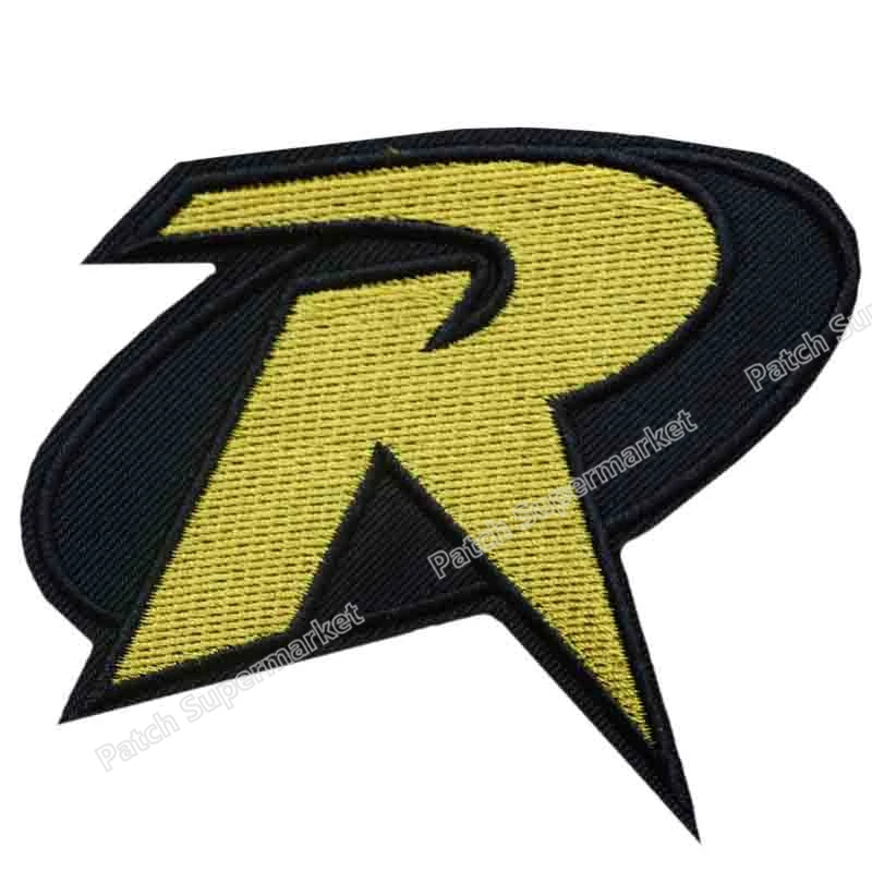 3.5" ROBIN R Uniform Logo BATMAN Animated Series Costume Embroidered Emblem punk rockabilly applique sew on/ iron on patch
3.5" ROBIN R Uniform Logo BATMAN Animated Series Costume Embroidered Emblem punk rockabilly applique sew on/ iron on patch