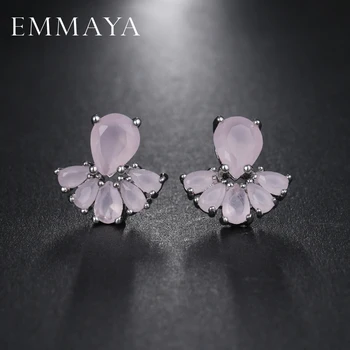 EMMAYA New Pink AAA CZ Stud Earrings Small Jewelry Brincos For Children Girls Wedding
EMMAYA New Pink AAA CZ Stud Earrings Small Jewelry Brincos For Children Girls Wedding