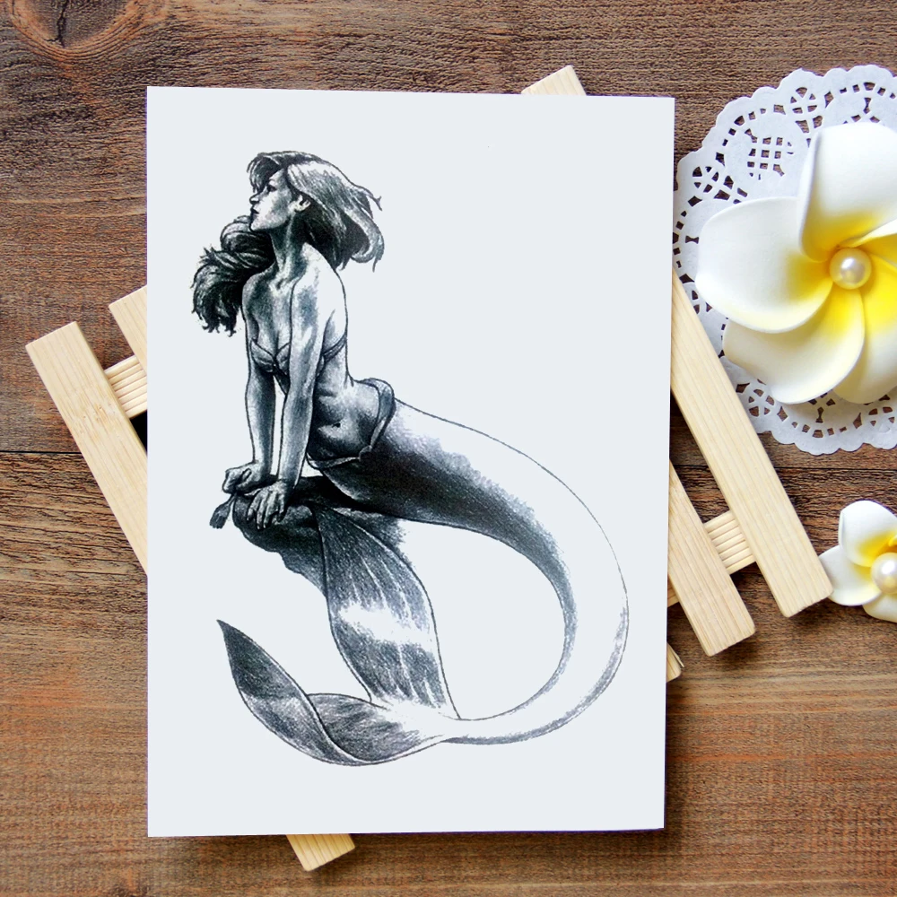Waterproof Temporary Tattoo Sticker Mermaid tattoo Water Transfer Flash Tattoo fake tattoo for women men kids #812
Waterproof Temporary Tattoo Sticker Mermaid tattoo Water Transfer Flash Tattoo fake tattoo for women men kids #812