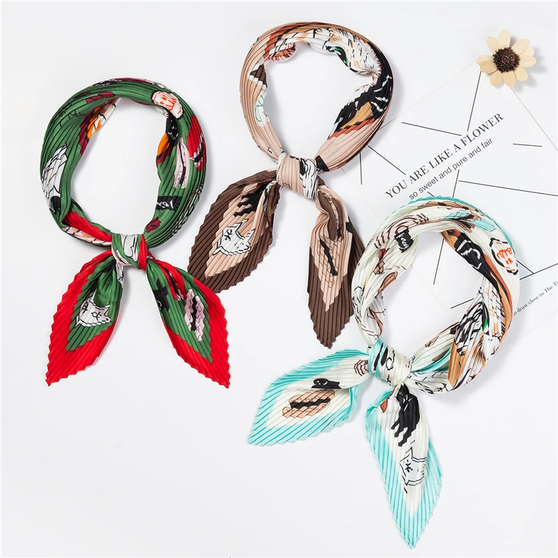 2019 new silk scarf women crinkle square silk scarfs fashion dot print handkerchief foulard bandana lovely animal print scarves
2019 new silk scarf women crinkle square silk scarfs fashion dot print handkerchief foulard bandana lovely animal print scarves