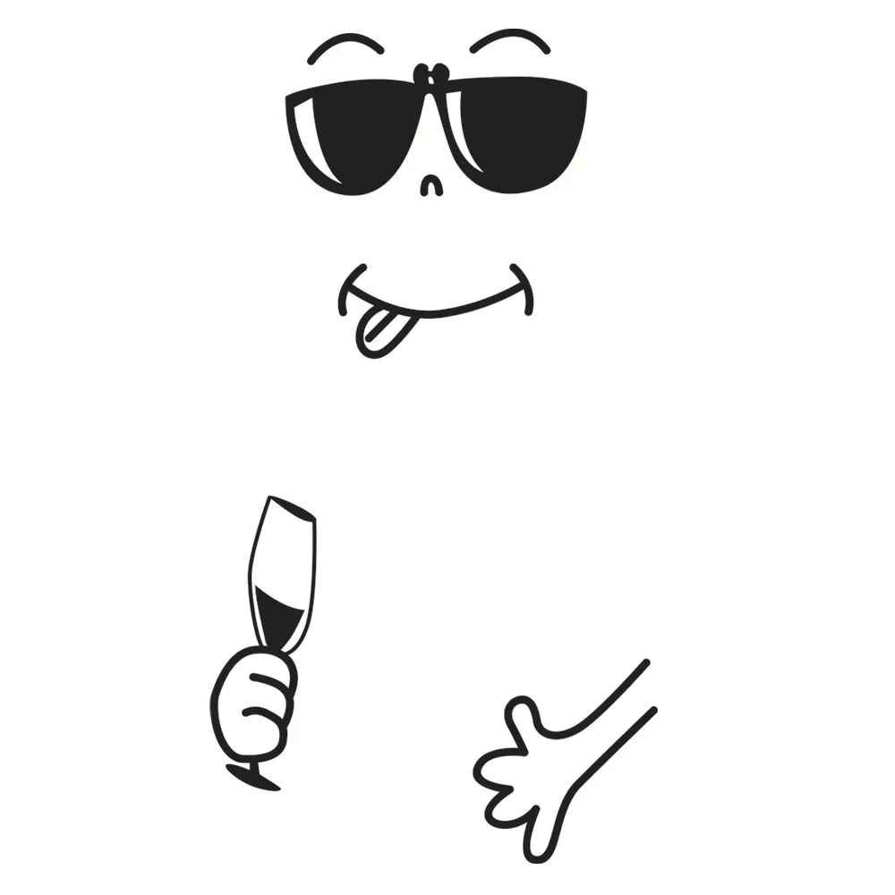 Creative home decoration cartoon refrigerator stick green sunglasses smiling refrigerator stick D20
Creative home decoration cartoon refrigerator stick green sunglasses smiling refrigerator stick D20