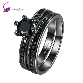 Individual Design jewelry Black Cubic Zirconia Women's Set Rings Black Gun Ring size 6 7 8 R2011
Individual Design jewelry Black Cubic Zirconia Women's Set Rings Black Gun Ring size 6 7 8 R2011