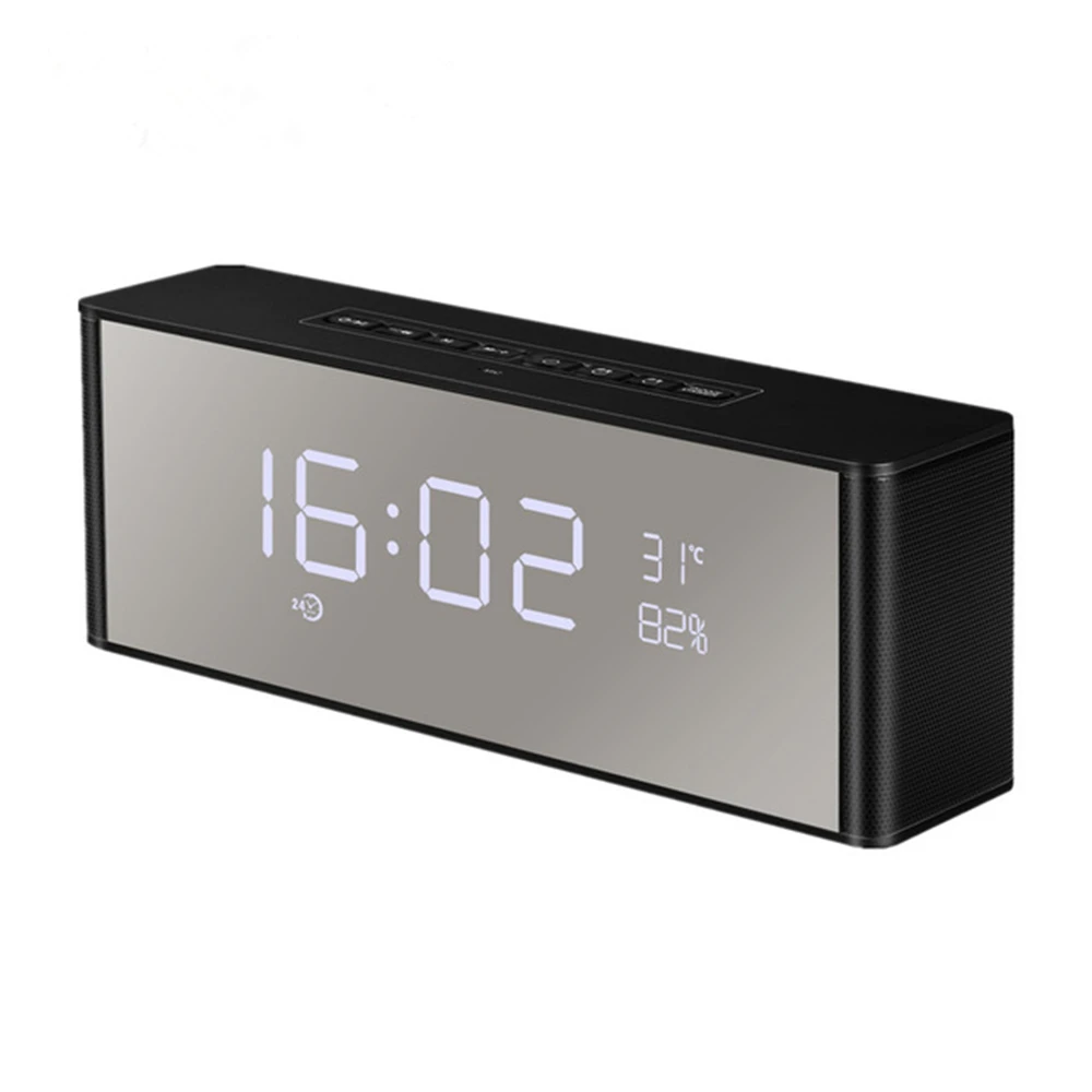 Abuzhen Bluetooth Speaker with Clock Alarm Portable Speaker Wireless Surround Sound Box MP3 Player Support TF Altavoz for Phone
Abuzhen Bluetooth Speaker with Clock Alarm Portable Speaker Wireless Surround Sound Box MP3 Player Support TF Altavoz for Phone